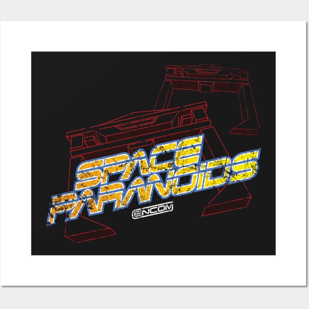 Space Paranoids Wall Art by MindsparkCreative